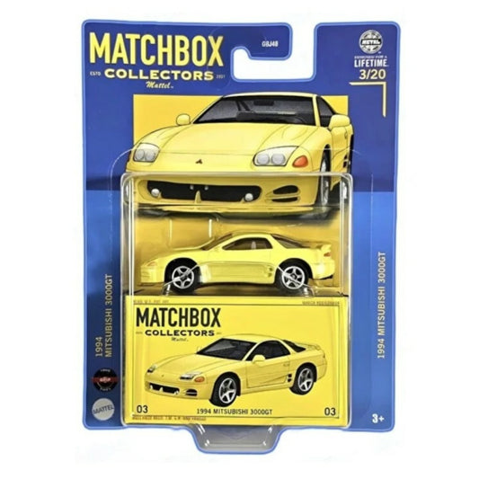 Available to Order – Collectors 1994 Mitsubishi 3000gt 3/20 Model (matgbj48-hvw18) Matchbox Model (MATGBJ48-HVW18)