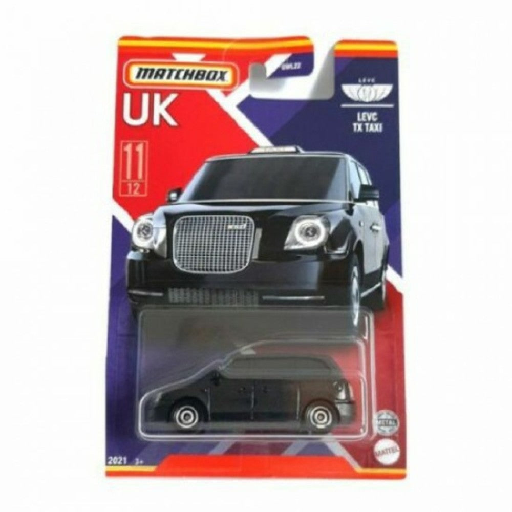 Available to Order – Best of the UK Levc Taxi Model (matgwl22-gwl29) Matchbox Model (MATGWL22-GWL29)