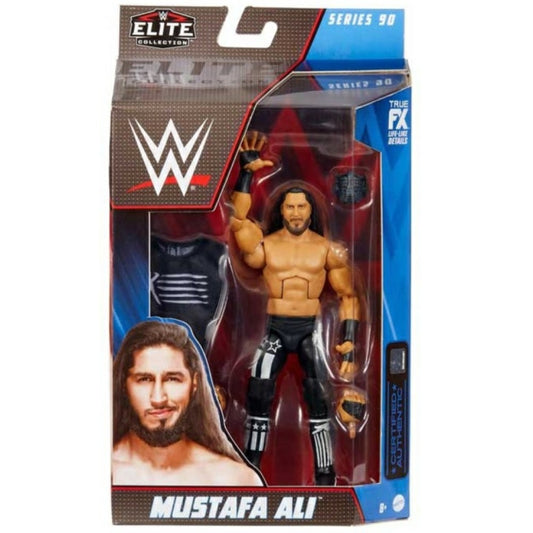 Available to Order – X4 Wwe Elite Collection Mustafa Ali Mattel Toys Model (MATHDF02)