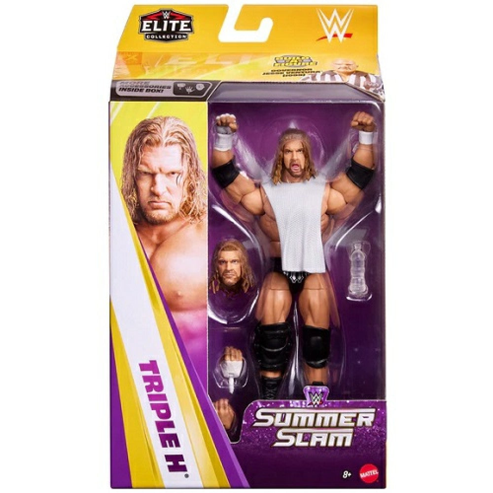 Available to Order – X5 Wwe Summerslam 2026 Triple H Figure Mattel Toys Model (MATJHX80)