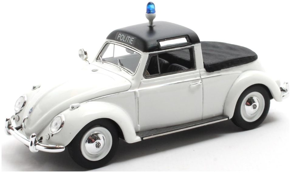 VW Beetle kuip Coach Police Cover 1958 1:43 – diecast model