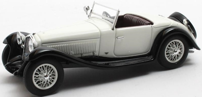 Available To Order – Alfa Romeo 6C 1750SV Figoni Open White Black 1932 1:43 Matrix Model (MAX 40102-171)