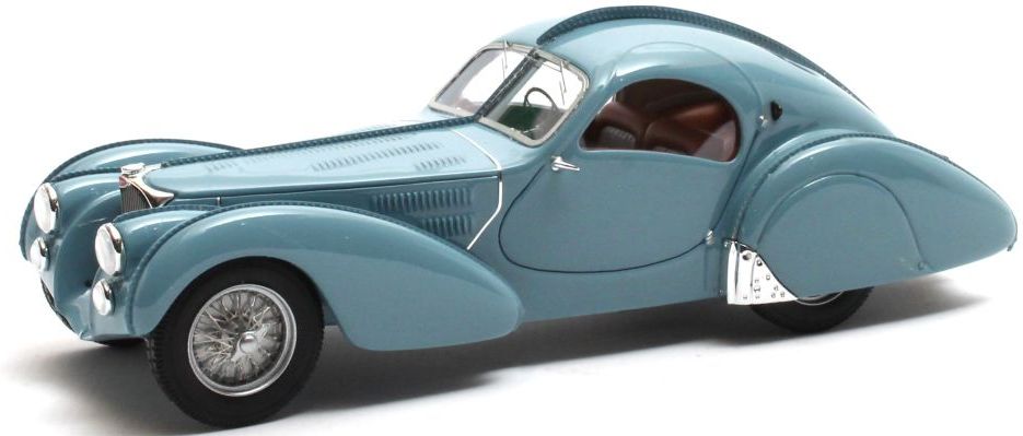 Bugatti T57S Atlantic #57473 Grey Blue 1937 1:43 – diecast model