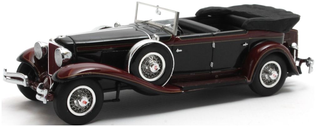 Available To Order – Cord L-29 Phaeton Sedan Black Open 1931 1:43 (MAX 40307-013)