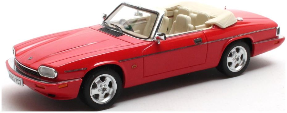 Jaguar XJS 4.0 Celebration Red Convertible Open 1995-1996 1:43 Matrix Model