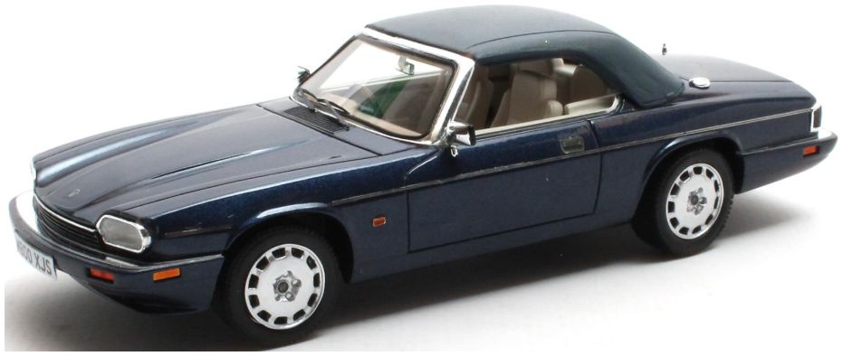 Available to Order – Jaguar XJS 4.0 Celebration Blue Convertibl Closed 1995-1996 1:43 (MAX 41001-252)