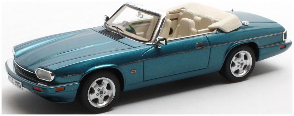 Jaguar XJS 4.0 Celebration Turquoise Convertible Open 1995-1996 1:43 Matrix Model