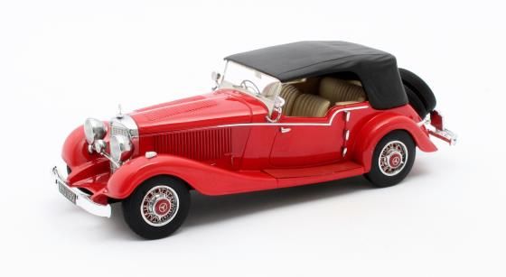 Mercedes-Benz 500K Four Passenger Tourer mayfair red closed 1:43 – diecast model