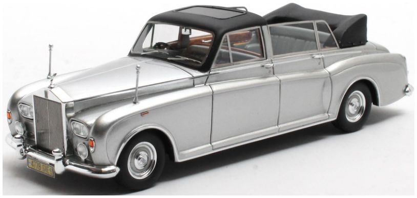 Available to Order – Rolls Royce Phantom VI Landaulette Silver Metallic 1973 1:43 (MAX 41705-163)