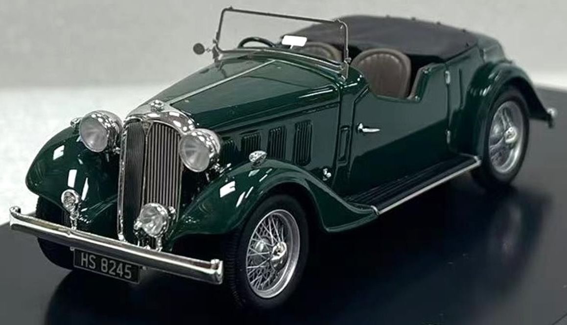 Available to Order – Rover 12HP(P1) Tourer British Racing Green 1934 Siegfried's TV Star Car 100pcs Ltd ed 1:43 (MAX 41706-131)