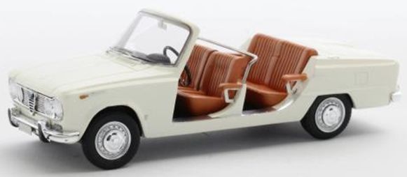 Available To Order – Alfa Romeo Giulia Torpedo Colli Open White 1965 1:43 Matrix Model (MAX 50102-161)
