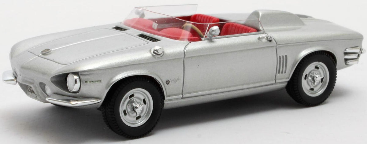 Available To Order – Chevrolet Corvair Spyder Concept Silver 1:43 Matrix Model (MAX 50302-051)