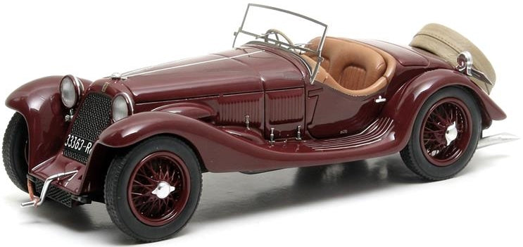 Maserati V4 Sport 16 29 Maroon 1:43 Matrix Model