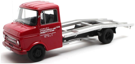 Opel Blitz Hahn Porsche Service Red 1965-1975 1:43 Matrix Model