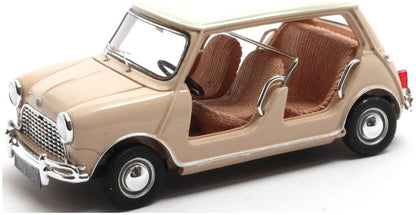 Available To Order – Mini Beach Car Beige/White 1962 1:43 Matrix Model (MAX MM430143)