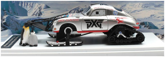 Available To Order – Porsche 356A Valkyrie Racing Antartica Ice Challenge 2021 + Pinguins Moeder & kind 1:43 Matrix Model (MAX R41607-032)