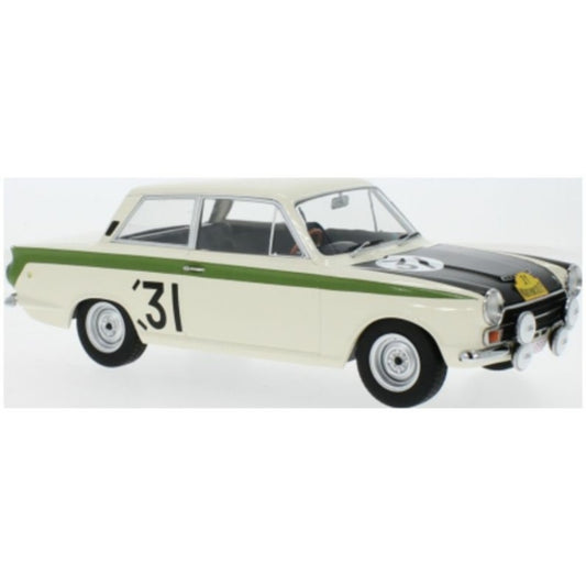 THIS ITEM IS AVAILABLE TO ORDER FROM OUR SUPPLIER - 1:18 MCG MCG18436 FORD LOTUS CORTINA MK I NO.31 MARATHON DE LA ROUTE J.ICKX/G.STAEPELAERE