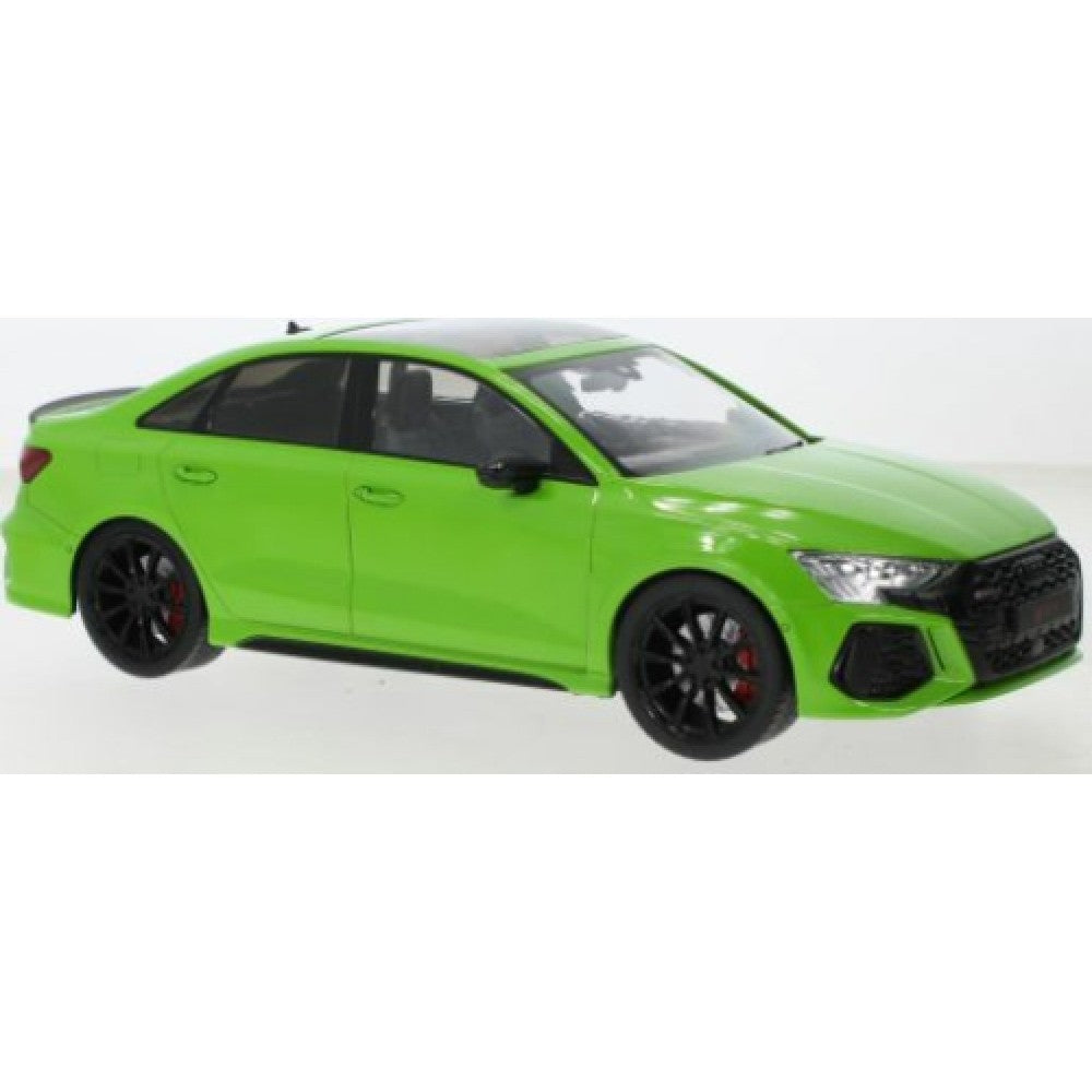Available To Order – Audi RS3 Saloon Metallic Light Green 2022 1:18 MCG Model (MCG18449)