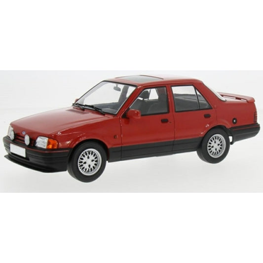 PRE ORDER STOCKS DUE FEBRUARY / MARCH 2026  1:18 MCG MCG 18488 FORD ORION MK II GHIA RED LHD W/MULTISPOKE ALLOYS