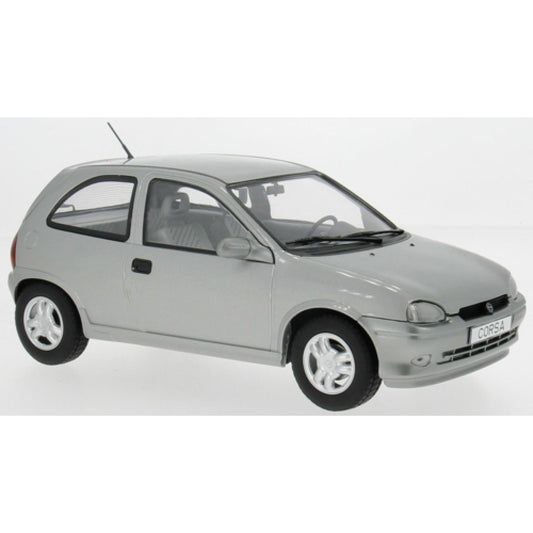 Pre-Order - 1:18 MCG Opel Corsa B GSi Silver - LHD MCG18515 Stocks Due Feb / Mar 2026