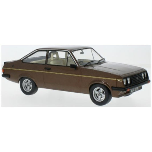 THIS ITEM IS AVAILABLE TO ORDER FROM OUR SUPPLIER - 1:18 MCG MCG18530 FORD ESCORT MK II RS 2000 RHD - DARK BROWN METALLIC- NUF 617P - HF JR.