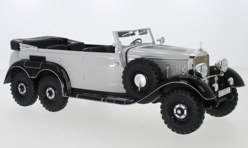 Available to Order – Mercedes G4 (W31) Light Grey/Black 1938 1:18 (MCG 18208)
