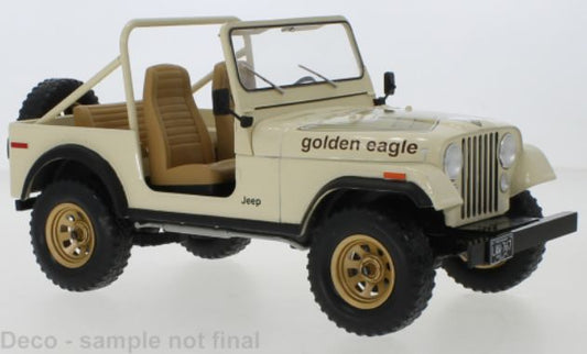Available to Order – Jeep CJ-7 Golden Eagle Beige 1980 1:18 (MCG 18280)