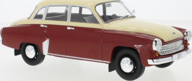 Available to Order – Wartburg 311 Red/Beige 1959 1:18 (MCG 18299)