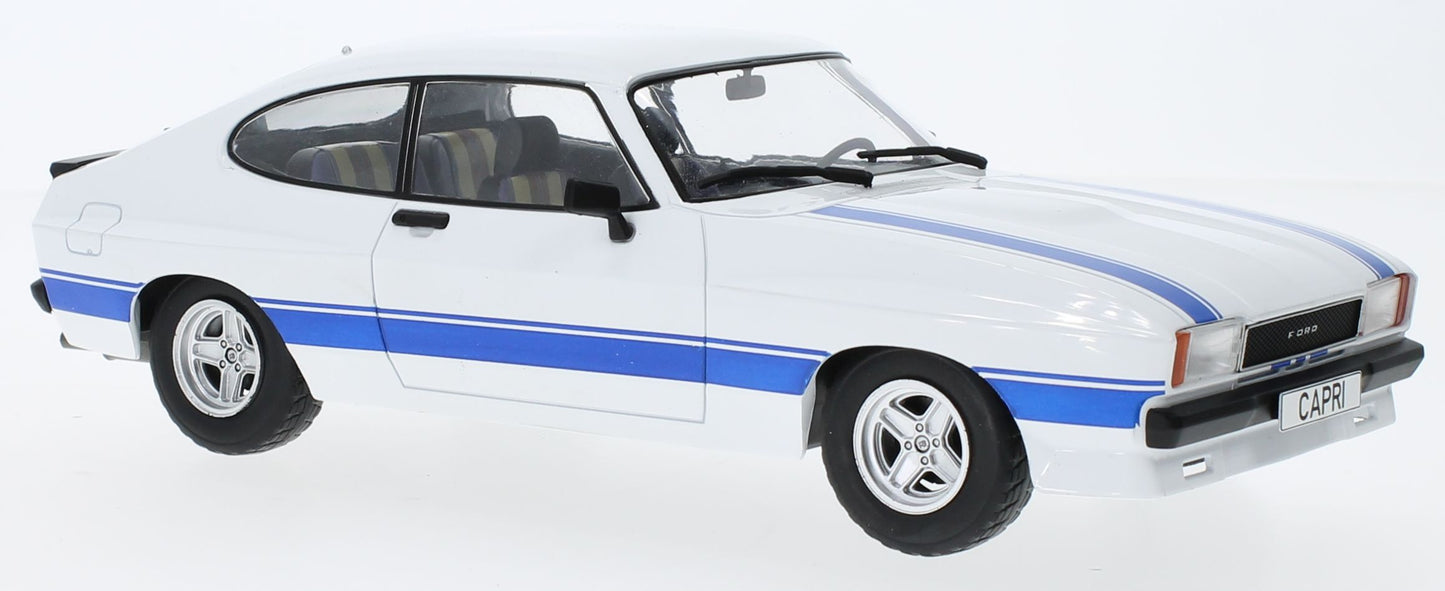 Available to Order – Ford Capri MK II X-Pack White 1975 - LHD 1:18 (MCG 18347)