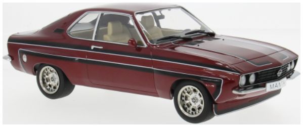 Available to Order – Opel Manta A Irmscher Dark Red 1974 1:18 (MCG 18427)