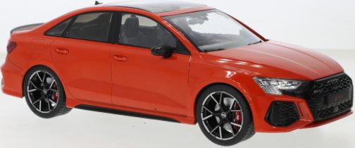 Available To Order – Audi RS3 Saloon Red 2022 1:18 (MCG 18451)