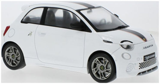 Available To Order – Fiat 500e Abarth White 2024 1:18 (MCG 18497)