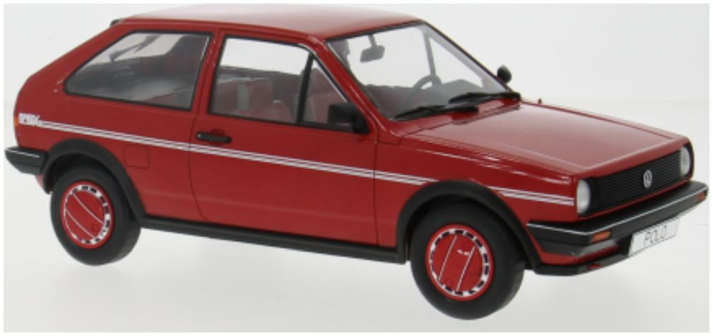VW Polo II Coupe Fox Red 1985 1:18 MCG Model