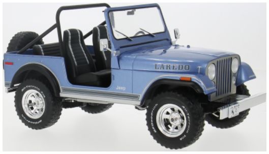 Available to Order – Jeep CJ-7 Laredo Blue 1980 1:18 (MCG 18553)