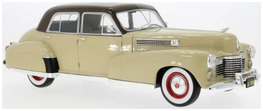 Available To Order – Cadillac Fleetwood Series 60 Special Sedan Beige/Dark Brown 1941 1:18 MCG Model (MCG 18656)