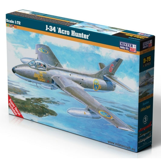 Available to Order – J-34 Acro Hunter (Plastic Kit) 1:72 Model (MCKD75)