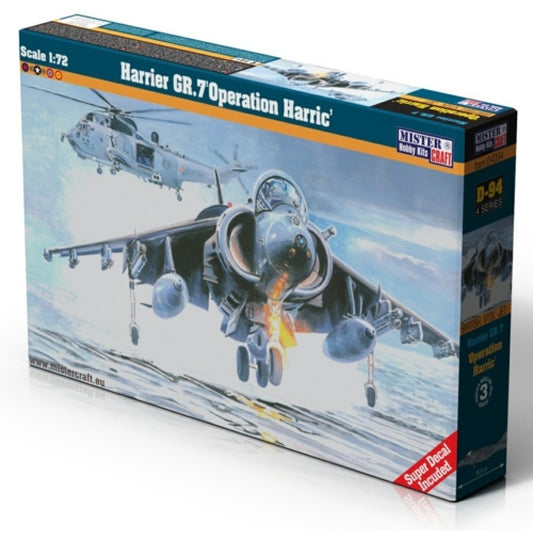 Available to Order – Harrier Gr.7 Operation Harric (Plastic Kit) 1:72 Model (MCKD94)