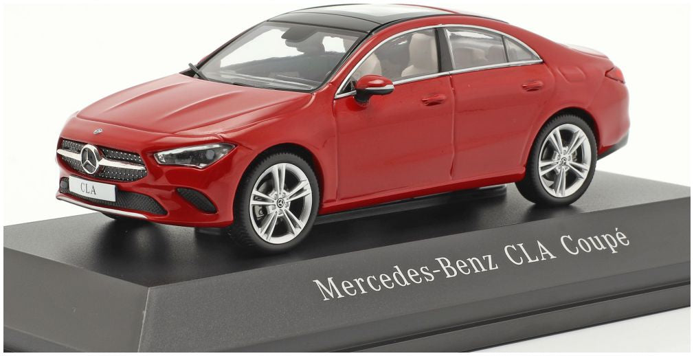 Available To Order – Mercedes CLA Coupe (C118) 2019 Jupiter Red 1:43 - Spark 1:43 (MER B66960471)