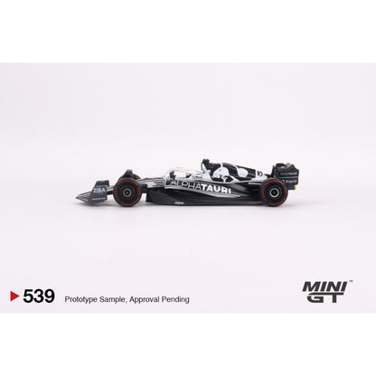 AlphaTauri AT03 No.10 Pierre Gasly 2022 Abu Dhabi Grand Prix 1:64 Mini GT Model Car (MGT00539-L)