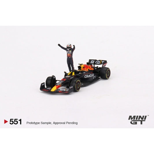 1/64 MINI GT MGT00551-L ORACLE RED BULL RACING RB18 NO.11 SERGIO PEREZ 2022 MONACO GRIX WINNER