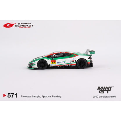 Lamborghini Huracán GT3 EVO No.87 Jloc 2022 Super GT Series Japan Exclusive 1:64 Mini GT Model Car (MGT00571-L)