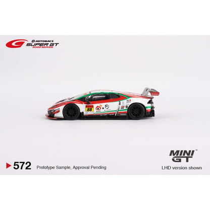 Lamborghini Huracán GT3 EVO No.88 Jloc 2022 Super GT Series Japan Exclusive 1:64 Mini GT Model Car (MGT00572-L)