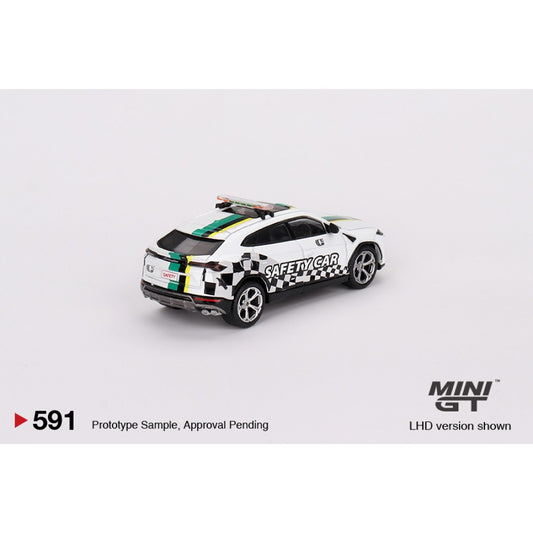 Lamborghini Urus 2022 Macau GP Official Safety Car (RHD) 1:64 Mini GT Model Car (MGT00591-R)