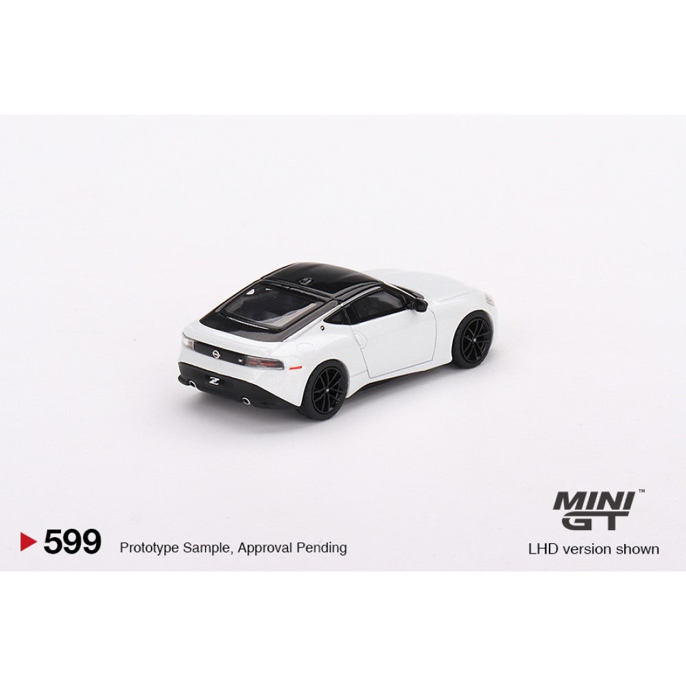 Nissan Z Performance 2023 Everest White (LHD) 1:64 Mini GT Model Car (MGT00599-L)