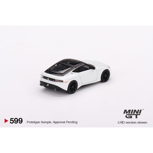 Nissan Z Performance 2023 Everest White (LHD) 1:64 Mini GT Model Car (MGT00599-L)