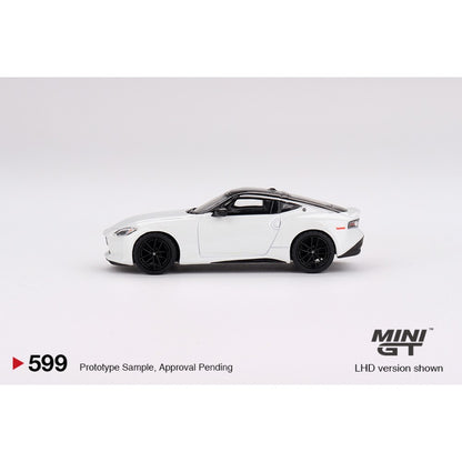 Nissan Z Performance 2023 Everest White (LHD) 1:64 Mini GT Model Car (MGT00599-L)