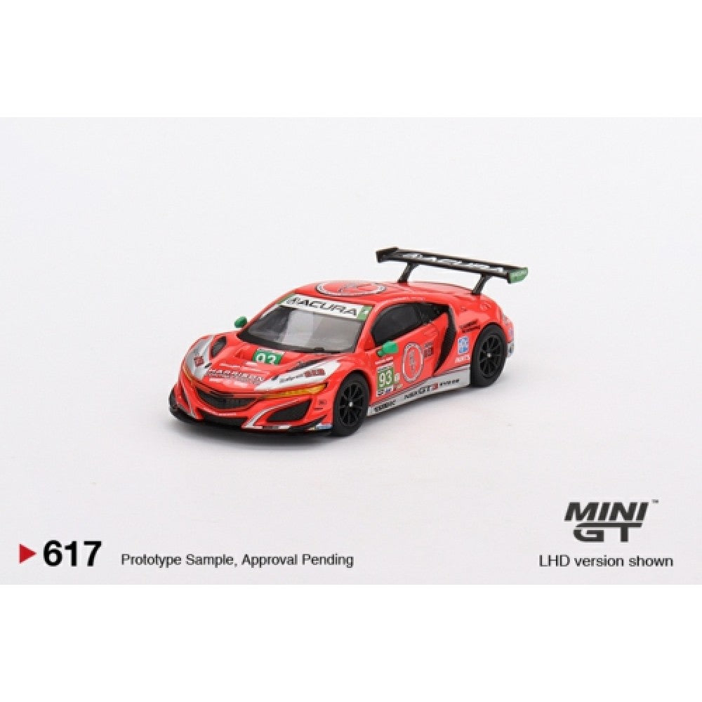 Acura NSX GT3 EVO22 No.93 WTR Racers Edge Motorsports IMSA 2023 Daytona 24HR (LHD) 1:64 Mini GT Model Car