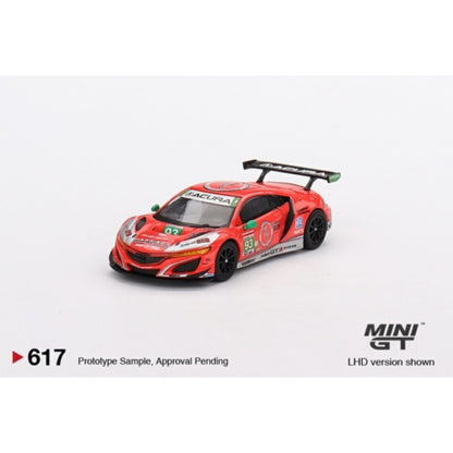 Acura NSX GT3 EVO22 No.93 WTR Racers Edge Motorsports IMSA 2023 Daytona 24HR (LHD) 1:64 Mini GT Model Car (MGT00617-L)