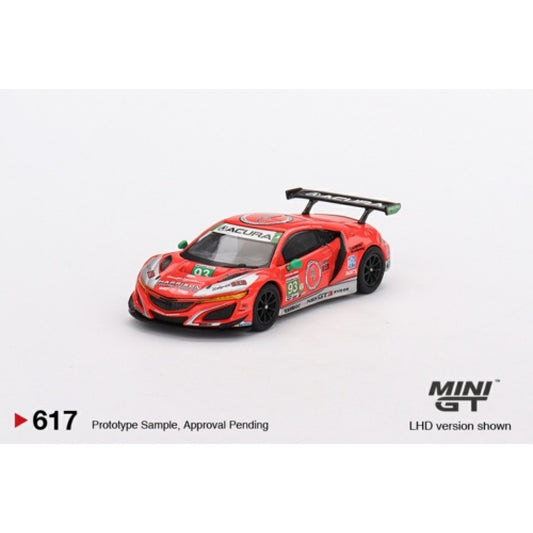 1/64 MINI GT MGT00617-L ACURA NSX GT3 EVO22 NO.93 WTR RACERS EDGE MOTORSPORTS IMSA 2023 DAYTONA 24HR (LHD)