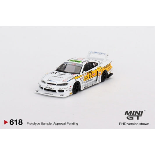 1:64 MINI GT MGT00618-R NISSAN LB-SUPER SILHOUETTE S15 SILVIA NO.23 2022 GOODWOOD FESTIVAL OF SPEED (RHD)